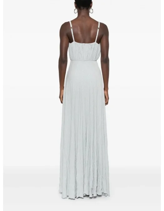 ROCHIE ELISABETTA FRANCHI, Floral Details, Long, Pastel Blue - ABR2252E2A28 ROCHIE ELISABETTA FRANCHI, Floral Details, Long, Pastel Blue - ABR2252E2A28