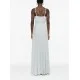 ROCHIE ELISABETTA FRANCHI, Floral Details, Long, Pastel Blue - ABR2252E2A28 ROCHIE ELISABETTA FRANCHI, Floral Details, Long, Pastel Blue - ABR2252E2A28
