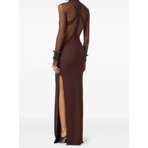 Rochie ELISABETTA FRANCHI, Sheer panel dress