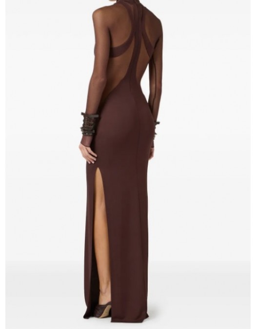 Rochie ELISABETTA FRANCHI, Sheer panel dress - ABR2262E2644