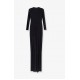 Rochie ELISABETTA FRANCHI,Red Carpet long dress, Black - ABR2961E2110