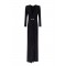Rochie ELISABETTA FRANCHI,Red Carpet long dress, Black