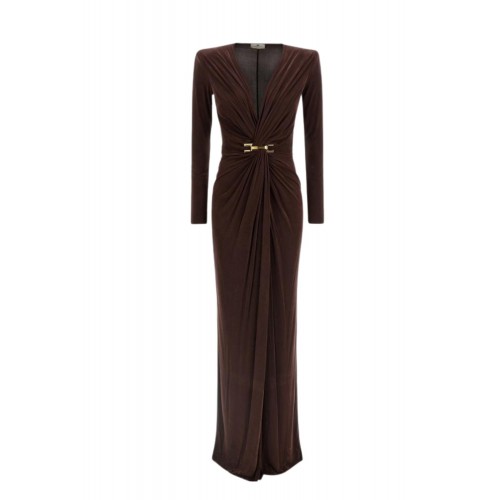 Rochie ELISABETTA FRANCHI,Red Carpet long dress, Maro