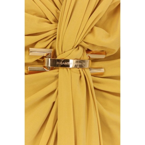 Rochie ELISABETTA FRANCHI,Red Carpet long dress, Yellow