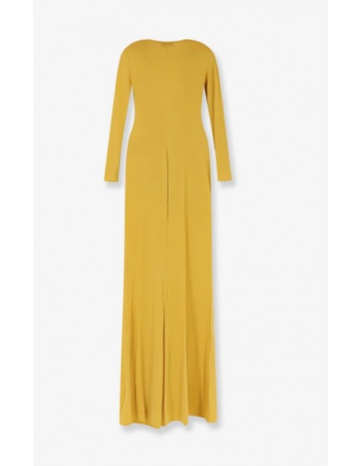 Rochie ELISABETTA FRANCHI,Red Carpet long dress, Yellow - ABR2961E2EV4