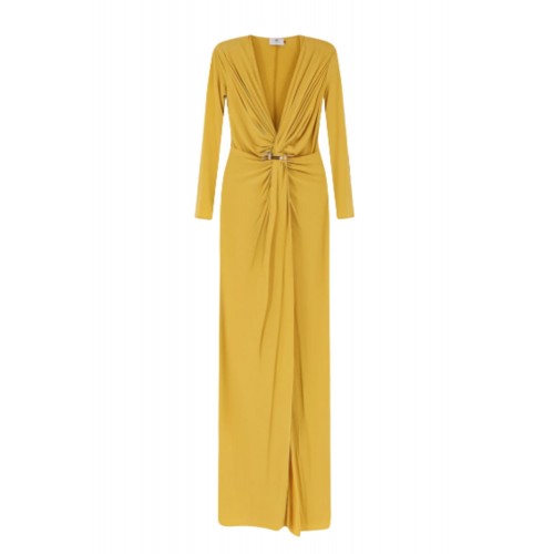Rochie ELISABETTA FRANCHI,Red Carpet long dress, Yellow