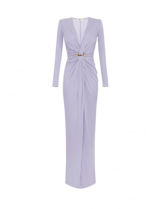 Rochie ELISABETTA FRANCHI,Red Carpet long dress, Violet - ABR2961E2EV7