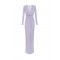 Rochie ELISABETTA FRANCHI,Red Carpet long dress, Violet