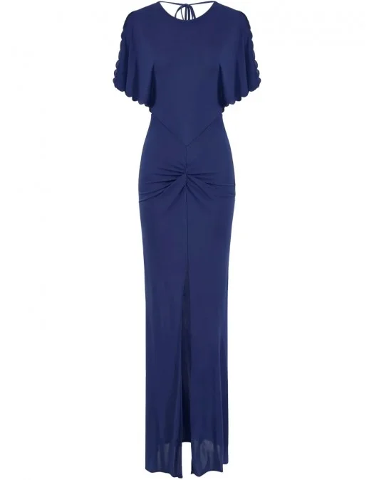 ROCHIE ELISABETTA FRANCHI, V Back, Long, Cobalt Blue - ABR3052E2DC8