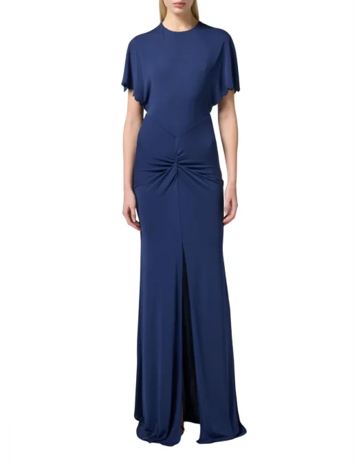 ROCHIE ELISABETTA FRANCHI, V Back, Long, Cobalt Blue - ABR3052E2DC8