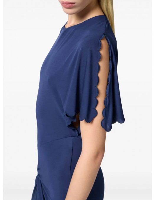 ROCHIE ELISABETTA FRANCHI, V Back, Long, Cobalt Blue - ABR3052E2DC8 ROCHIE ELISABETTA FRANCHI, V Back, Long, Cobalt Blue - ABR3052E2DC8
