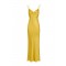 Rochie ELISABETTA FRANCHI, twisted strap maxi dress, Galben