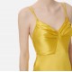 Rochie ELISABETTA FRANCHI, twisted strap maxi dress, Galben - ABR3362E2EV4