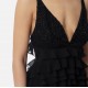 ROCHIE ELISABETTA FRANCHI, Ruffled Layers, Long, Black - ABR4252E2110 ROCHIE ELISABETTA FRANCHI, Ruffled Layers, Long, Black - ABR4252E2110