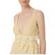 ROCHIE ELISABETTA FRANCHI, Ruffled Layers, Long, Light Yellow - ABR4252E2DC7 ROCHIE ELISABETTA FRANCHI, Ruffled Layers, Long, Light Yellow - ABR4252E2DC7