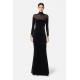 ROCHIE ELISABETTA FRANCHI, Bratari aurii atasate, Catifea, Negru - ABR4257E2110 ROCHIE ELISABETTA FRANCHI, Bratari aurii atasate, Catifea, Negru - ABR4257E2110