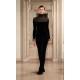 ROCHIE ELISABETTA FRANCHI, Bratari aurii atasate, Catifea, Negru - ABR4257E2110 ROCHIE ELISABETTA FRANCHI, Bratari aurii atasate, Catifea, Negru - ABR4257E2110