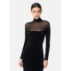 ROCHIE ELISABETTA FRANCHI, Bratari aurii atasate, Catifea, Negru - ABR4257E2110 ROCHIE ELISABETTA FRANCHI, Bratari aurii atasate, Catifea, Negru - ABR4257E2110