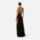 Rochie ELISABETTA FRANCHI, Red Carpet tulle and lurex jersey dress, Negru - ABR4462E2685