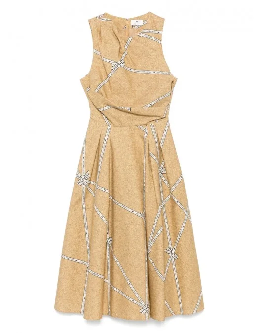ROCHIE ELISABETTA FRANCHI, Pattterned, Midi, Sesame Beige - ABS5252E2BE1 ROCHIE ELISABETTA FRANCHI, Pattterned, Midi, Sesame Beige - ABS5252E2BE1