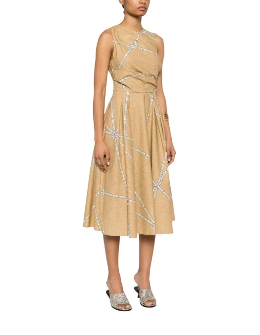 ROCHIE ELISABETTA FRANCHI, Pattterned, Midi, Sesame Beige - ABS5252E2BE1 ROCHIE ELISABETTA FRANCHI, Pattterned, Midi, Sesame Beige - ABS5252E2BE1