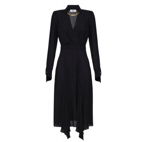 ROCHIE ELISABETTA FRANCHI, Colier metalic auriu inclus, Negru ROCHIE ELISABETTA FRANCHI, Colier metalic auriu inclus, Negru