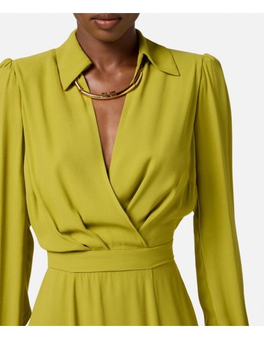 ROCHIE ELISABETTA FRANCHI, Colier metalic auriu inclus, Verde - ABT0356E2EA9 ROCHIE ELISABETTA FRANCHI, Colier metalic auriu inclus, Verde - ABT0356E2EA9