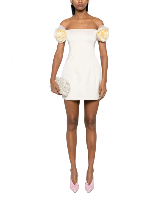ROCHIE ELISABETTA FRANCHI, Floral Details, Mini, Light Beige - ABT5152E2193 ROCHIE ELISABETTA FRANCHI, Floral Details, Mini, Light Beige - ABT5152E2193