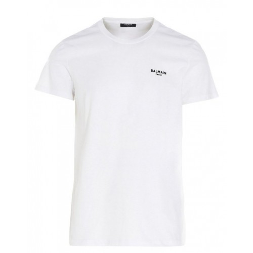 TRICOU BALMAIN, Black Little Logo, Alb TRICOU BALMAIN, Black Little Logo, Alb