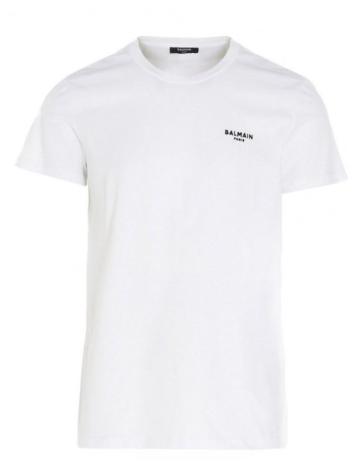TRICOU BALMAIN, Black Little Logo, Alb - AH1EF000BB04GAB