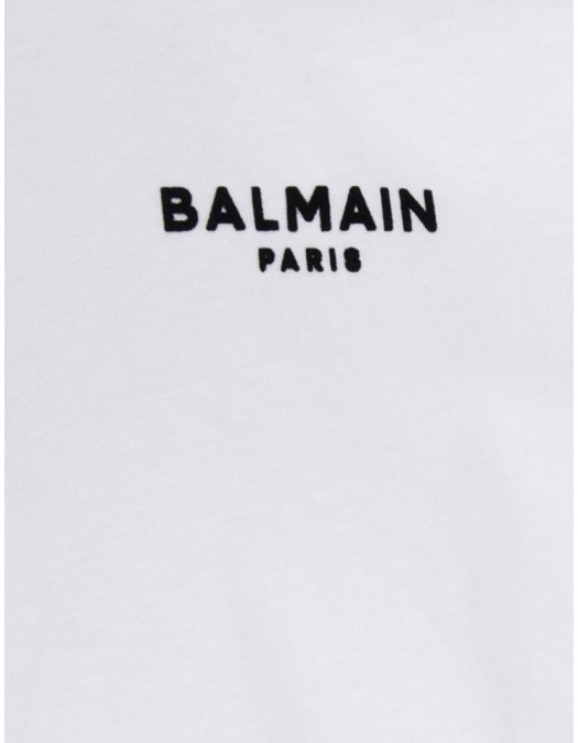 TRICOU BALMAIN, Black Little Logo, Alb - AH1EF000BB04GAB