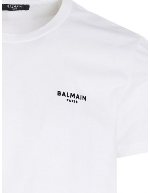 TRICOU BALMAIN, Black Little Logo, Alb - AH1EF000BB04GAB