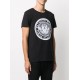 Tricou Balmain, Black, Bumbac, COIN FLOCKED - AH1EG000BB17EAB