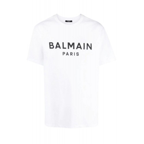 Tricou BALMAIN, Cotton T-shirt with front logo