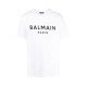 Tricou BALMAIN, Cotton T-shirt with front logo - AH1EG000BB73GAB