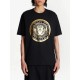 Tricou Balmain, Imprimeu Coin Foil, Black - AH1EG000BC05EAD