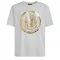 Tricou Balmain, Imprimeu Coin Foil, White