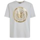 Tricou Balmain, Imprimeu Coin Foil, White - AH1EG000BC05GAD