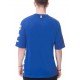 Tricou BALMAIN, Blue Oversized, Logo Atasat - AH1EH015BB15SER