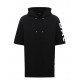 Tricou BALMAIN, Logo Print Alb, Black - AH1JL000BB15EAB