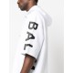 Tricou BALMAIN, Logo Print Negru, White - AH1JL000BB15GAB