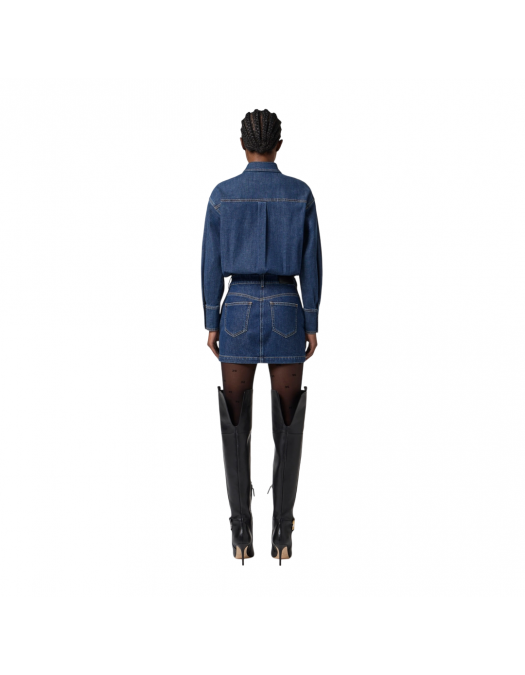 ROCHIE ELISABETTA FRANCHI, Mini, Denim Attitude, Indigo Blue - AJ45D56E2104 ROCHIE ELISABETTA FRANCHI, Mini, Denim Attitude, Indigo Blue - AJ45D56E2104