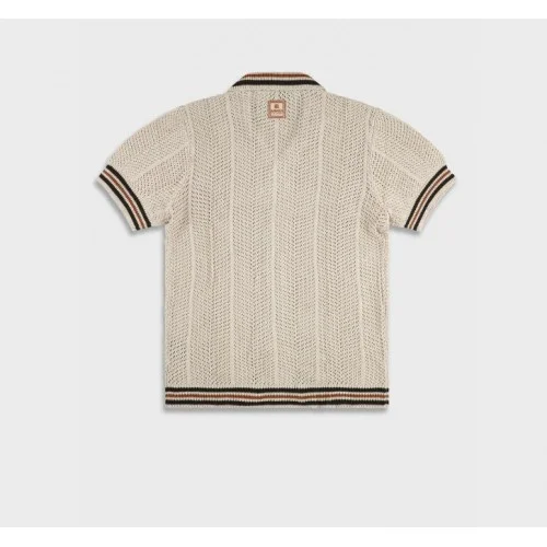 Camasa AINKER, Mocha Knit Button Shirt