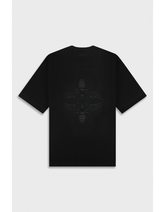 Tricou AINKER, Mercerized 590, Negru - AKMTS590100