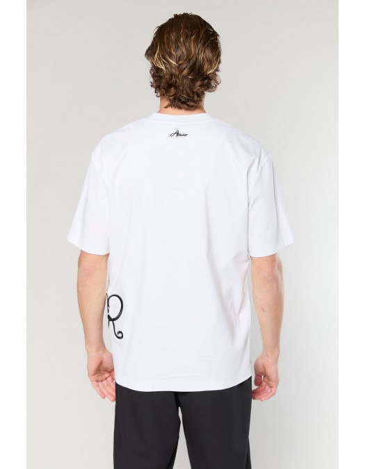 Tricou AINKER, Mercerized 723, Alb - AKMTS723140