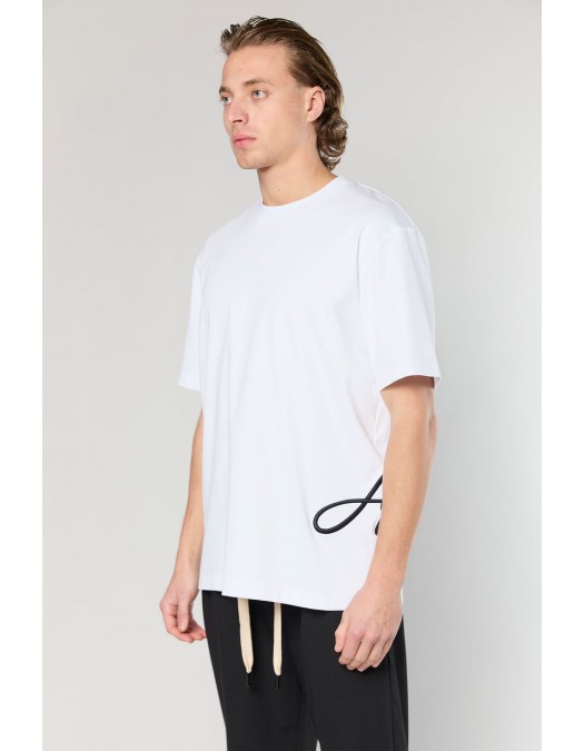 Tricou AINKER, Mercerized 723, Alb - AKMTS723140