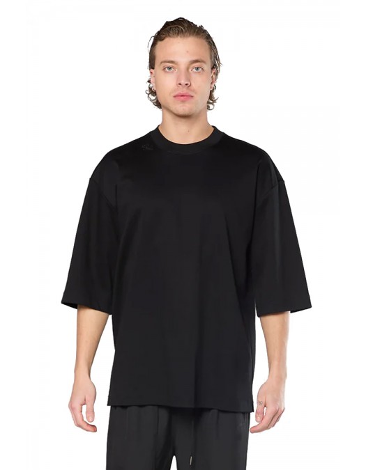 Tricou AINKER, Mercerized 734, Oversized, Negru - AKOMTS734100