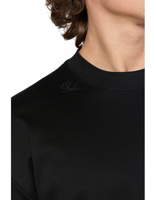 Tricou AINKER, Mercerized 734, Oversized, Negru - AKOMTS734100