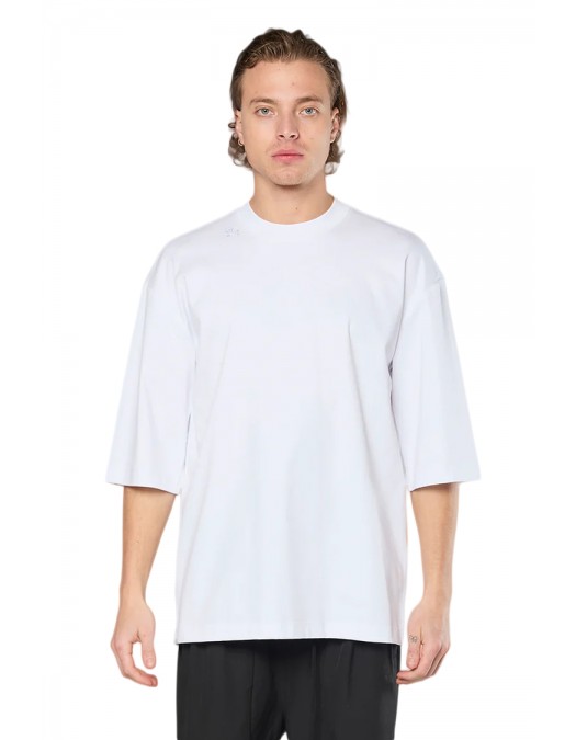 Tricou AINKER, Mercerized 734, Oversized, Alb - AKOMTS734140