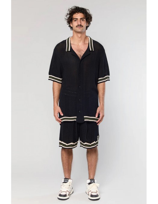 Pantaloni scurti AINKER, Bumbac, Negru - AKSP802100